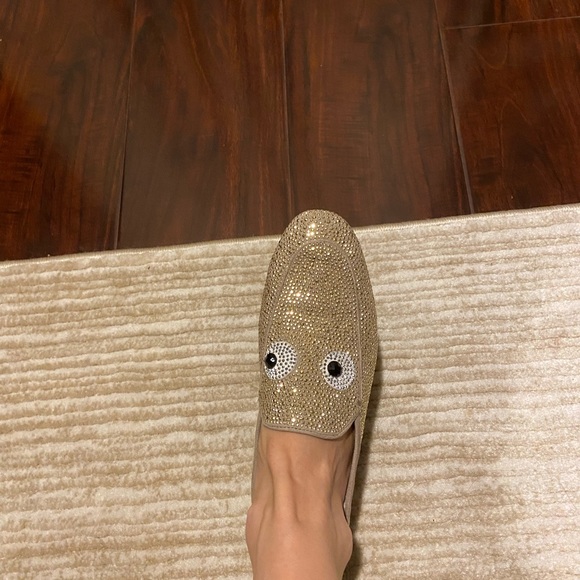 Lola Cruz Eyes On You rhinestone loafers - size 6 - Picture 10 of 11